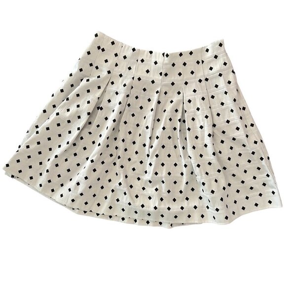 Banana Republic Jacquard Pleated Mini Skirt Size 0 - Picture 1 of 13